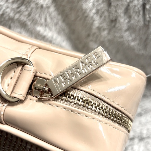 VERSACE PARFUMS-WOVEN CREAM MAKEUP BAG - Picture 5 of 10